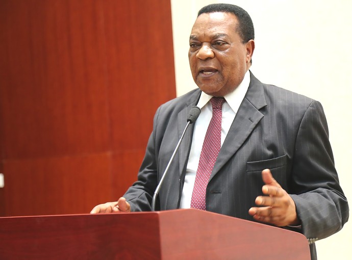 The Minister of Foreign Affairs and East African Cooperation, Dr Augustine Mahiga